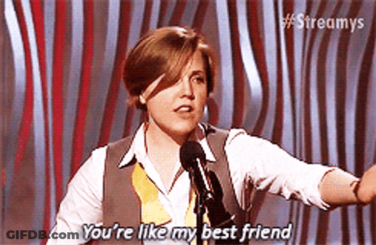 Best Friends You're Mine Hannah Hart Streamy Awards GIF