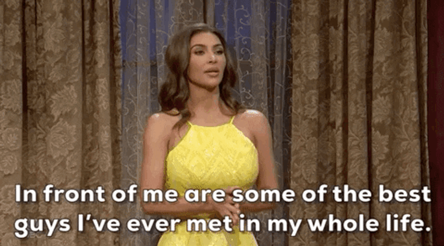 Best Guys Kim Kardashian SNL GIF