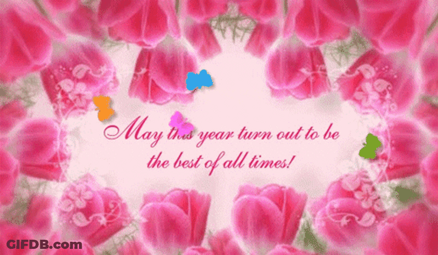 Best Happy Birthday Flowers GIF