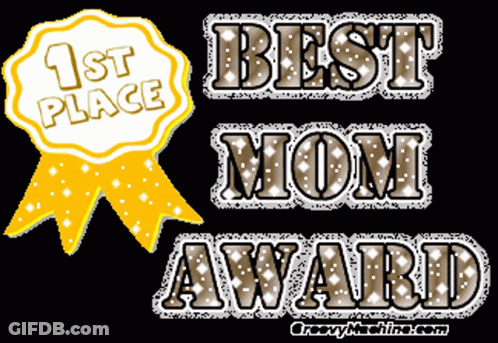 Best Mom Award Sticker GIF
