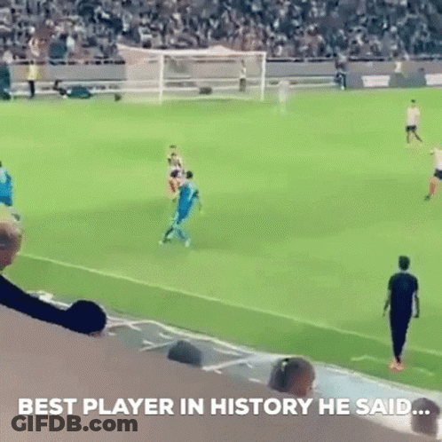 Best Player In History He Said Soccer Game GIF
