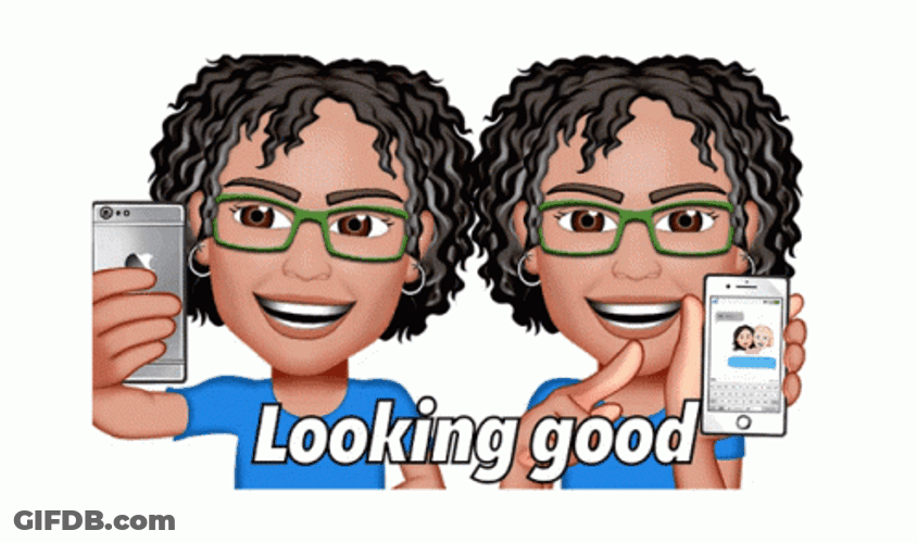 Best Selfie Shot On Smartphone Animation GIF