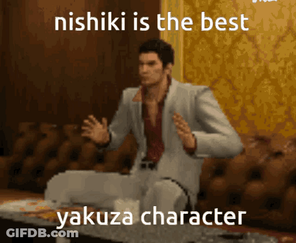 Best Yakuza Akira Nishikiyama Clapping GIF