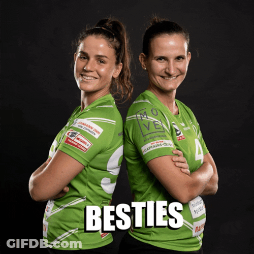 Besties Athlete Always Together GIF