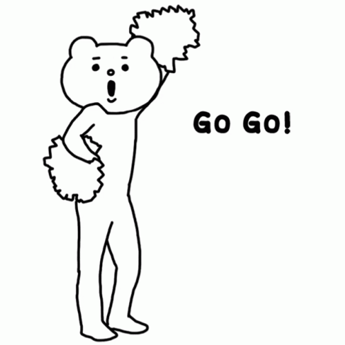 Betakkuma Cheer Dance Go Go Go GIF
