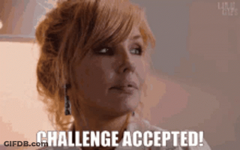 Beth Dutton Challenge Accepted GIF