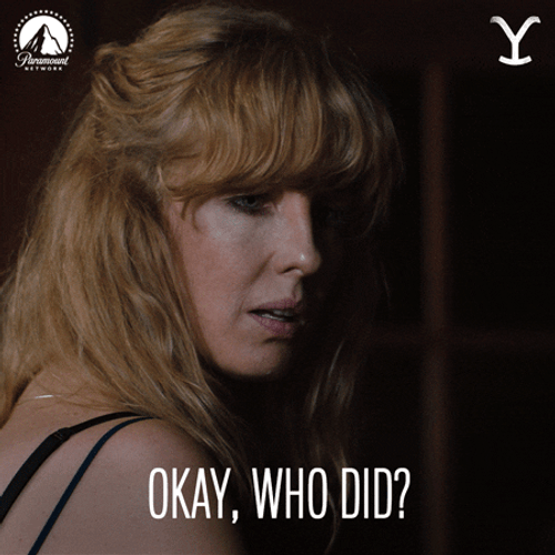 Beth Dutton Who Did Admit It GIF