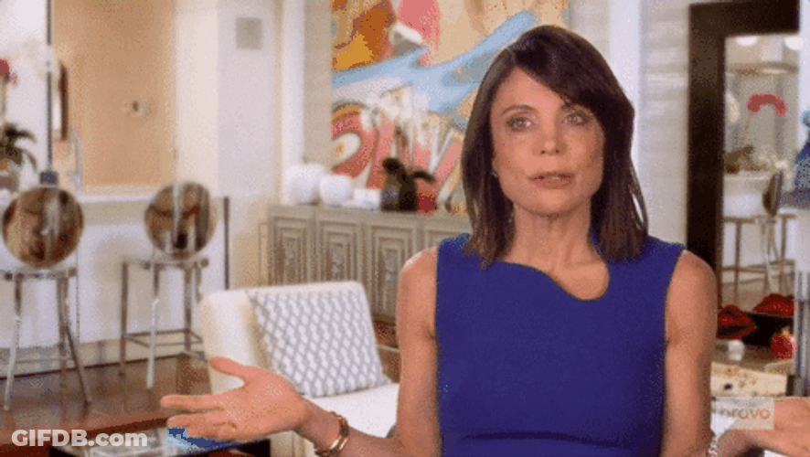 Bethenny Frankel Not Sure GIF