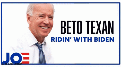 Beto Texan Ridin With Biden Billboard GIF