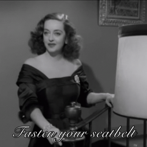 Bette Davis Fasten Your Belt GIF
