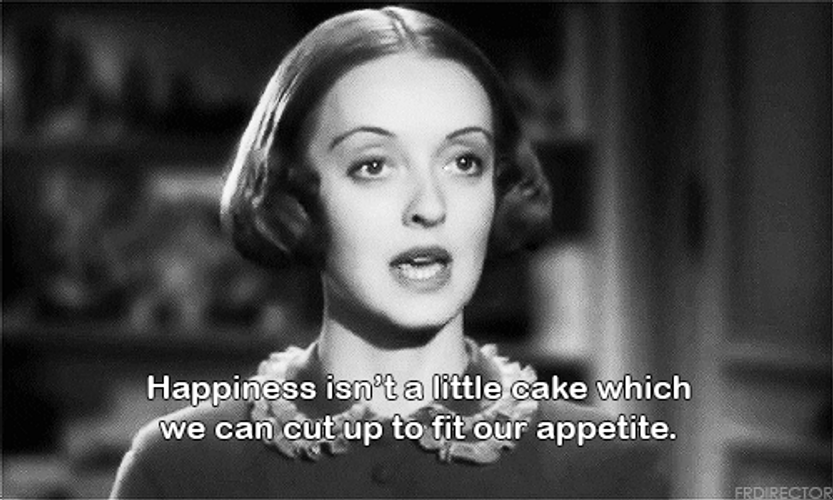 Bette Davis Happiness GIF