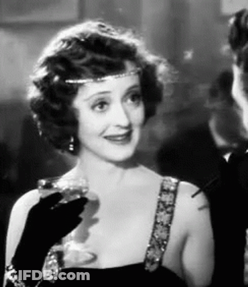 Bette Davis Laughs GIF