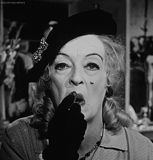 Bette Davis Lipstick GIF