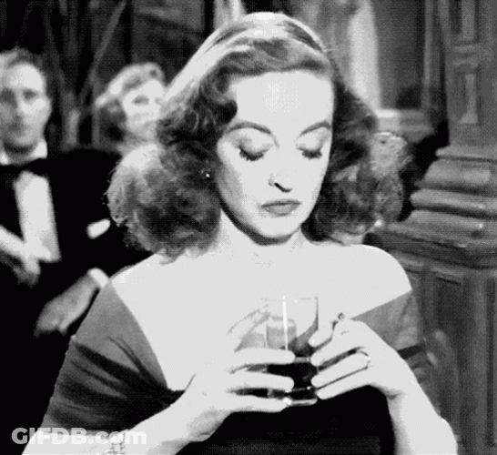 Bette Davis Looks Up GIF