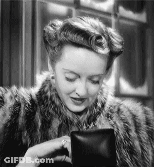 Bette Davis Old Hollywood GIF