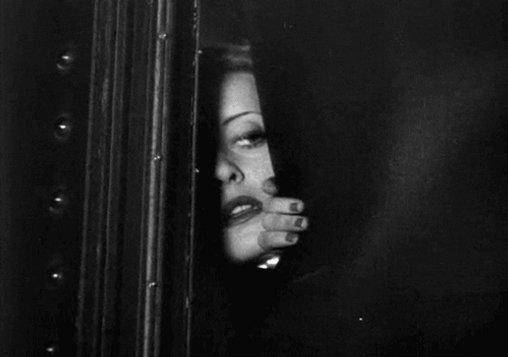 Bette Davis Peeping GIF