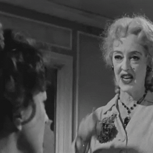 Bette Davis Points Finger GIF