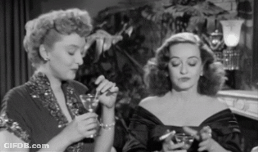 Bette Davis Wine Spoon GIF