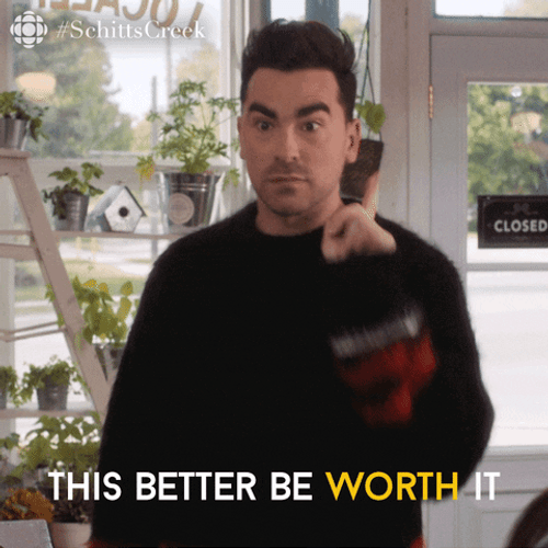 Better Be Worth It David Rose GIF