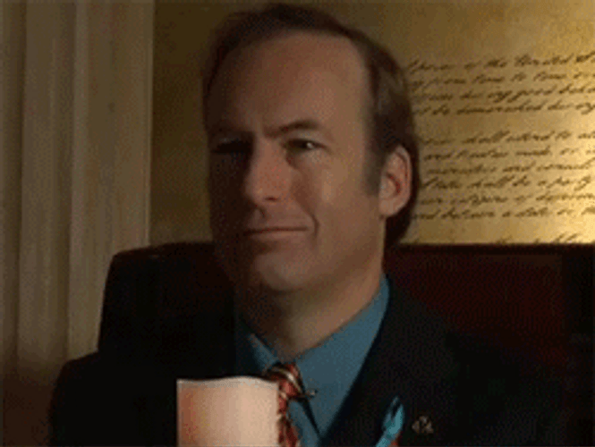 Better Call Saul Goodman Staring Into Nothing GIF