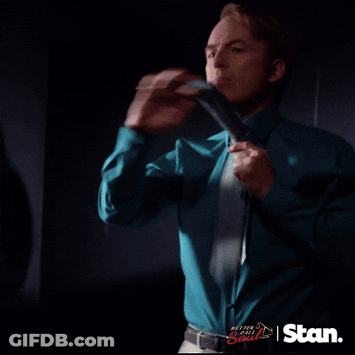 Better Call Saul Outfit Haul GIF