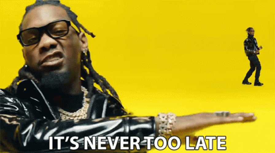 Better Late Than Never Cardi B GIF