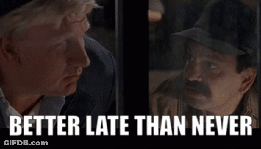 Better Late Than Never Cheech Marin GIF