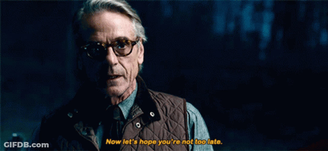 Better Late Than Never Jeremy Irons GIF