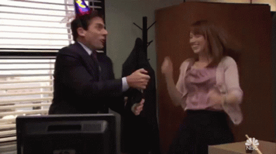 Betty And Archie Funny Office Celebration GIF