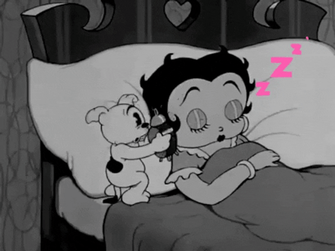 Betty Boop Deep Sleep GIF