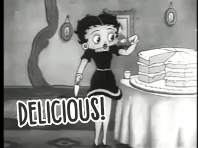 Betty Boop Delicious GIF