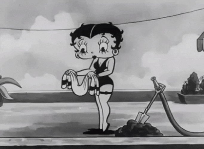 Betty Boop Self-Care Reminder GIF