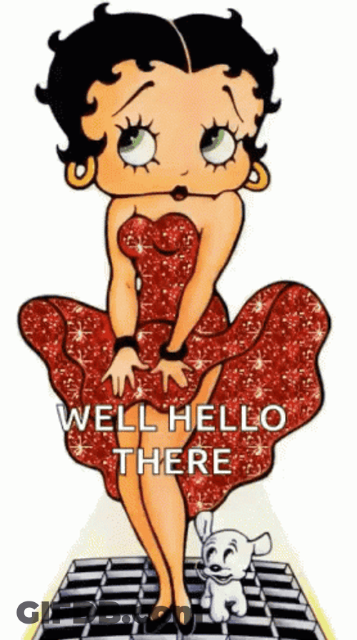Betty Boop Well Hello There GIF
