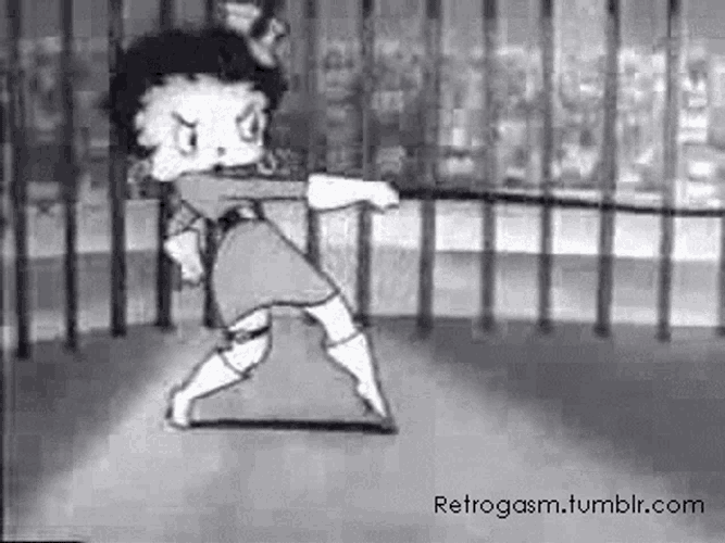 Betty Boop Whip GIF