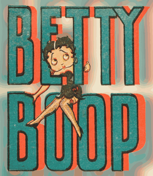 Betty Boop Word Art GIF
