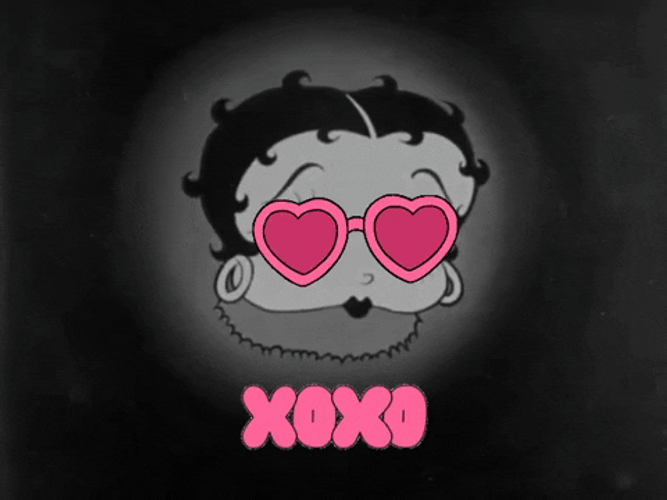 Betty Boop XOXO GIF