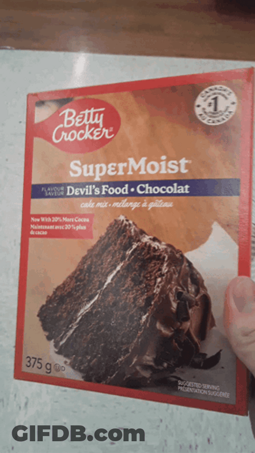 Betty Croker Super Moist Cake GIF