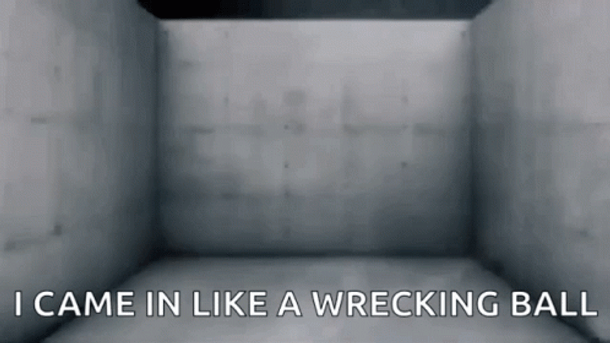 Betty White Wrecking Ball Miley Cyrus Meme GIF