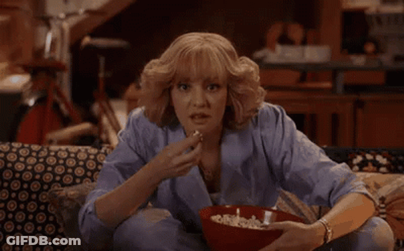 Beverly Goldberg Popcorn Eating GIF