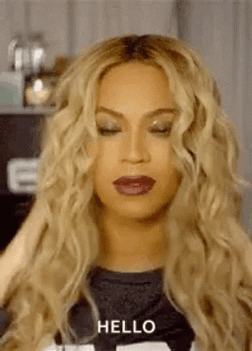 Beyonce Famous Hairflip GIF