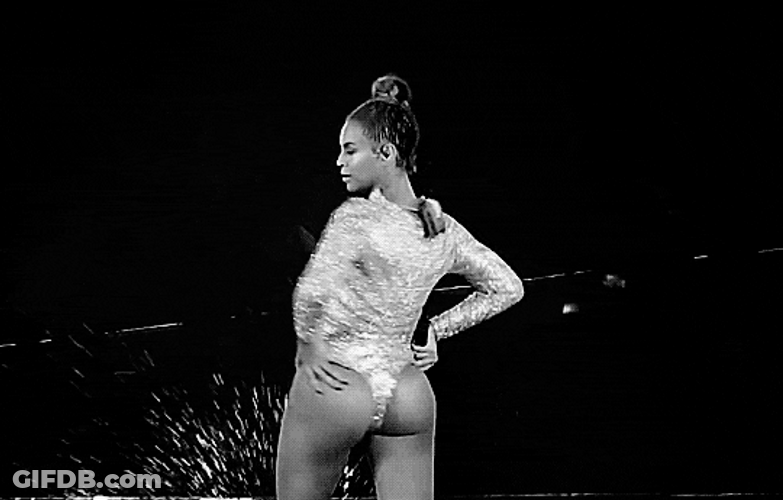 Beyonce Flipping Braided Hair GIF