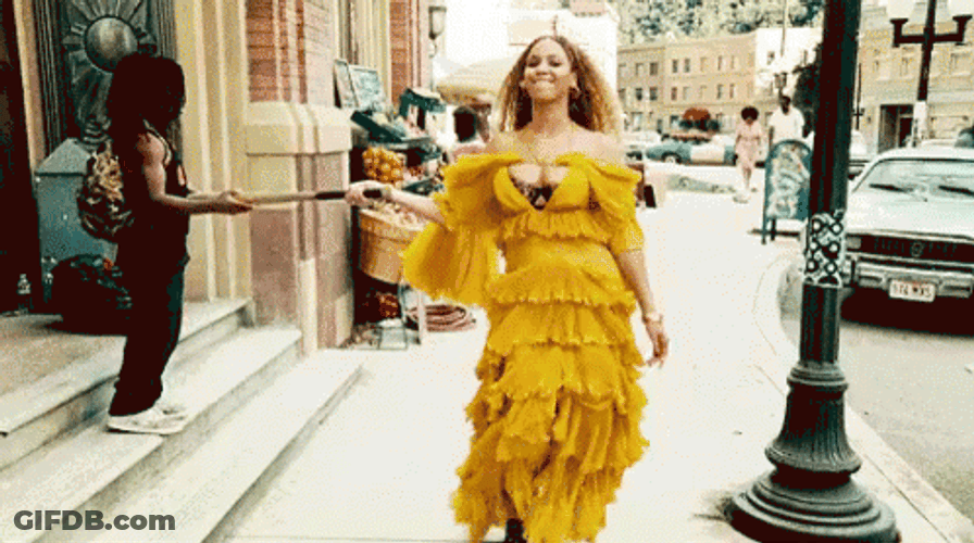 Beyonce Gets Baseball Bat GIF