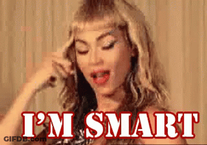 Beyonce Im Smart GIF