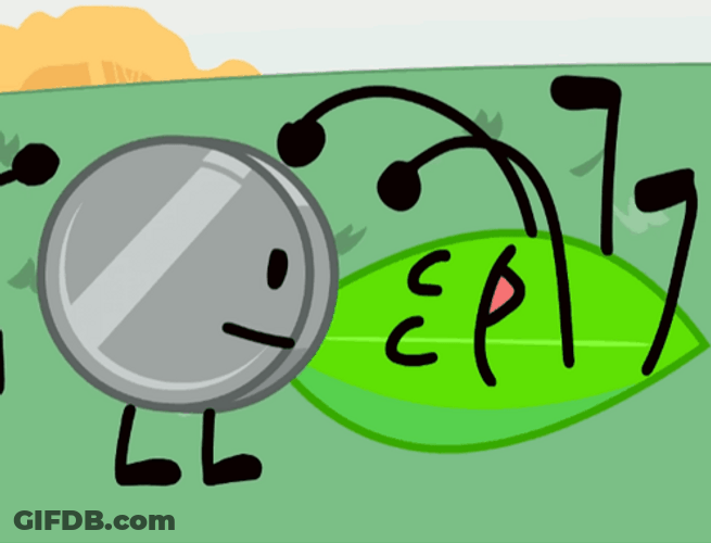 Bfb Nickel Waking Up Leafy GIF