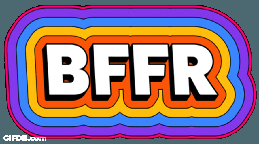 Bffr Bold Colorful Text GIF