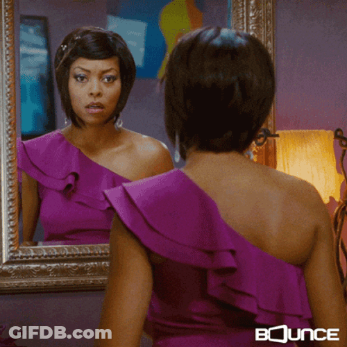 Bffr Girl Looking In Mirror Disappointed GIF