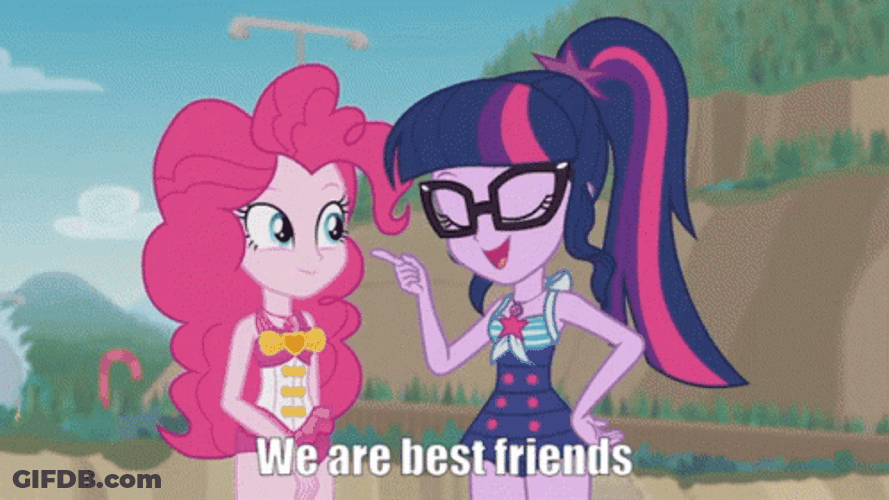 Bffr Twilight Sparkle Pinky Pie Bff Forever GIF