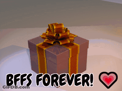 BFFs Forever Gift Box GIF