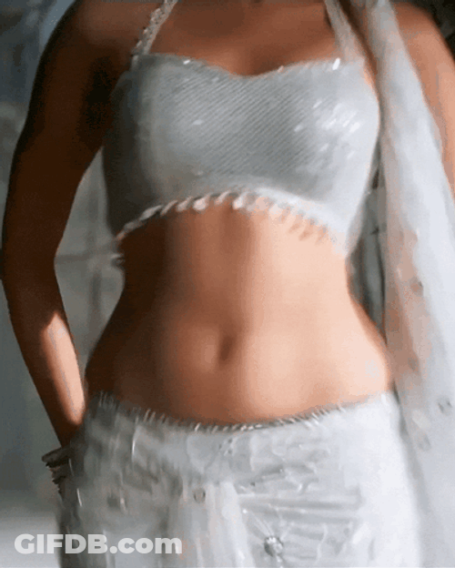 Bhagyashree Navel GIF