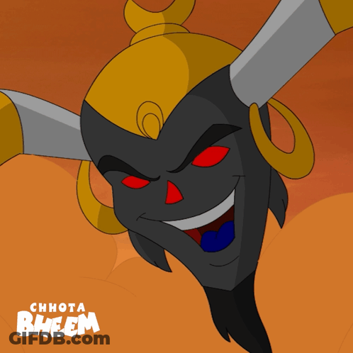 Bheem With Blue Tongue GIF